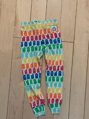 Kids Multicolor Popsicle-Print Leggings - 3 Years